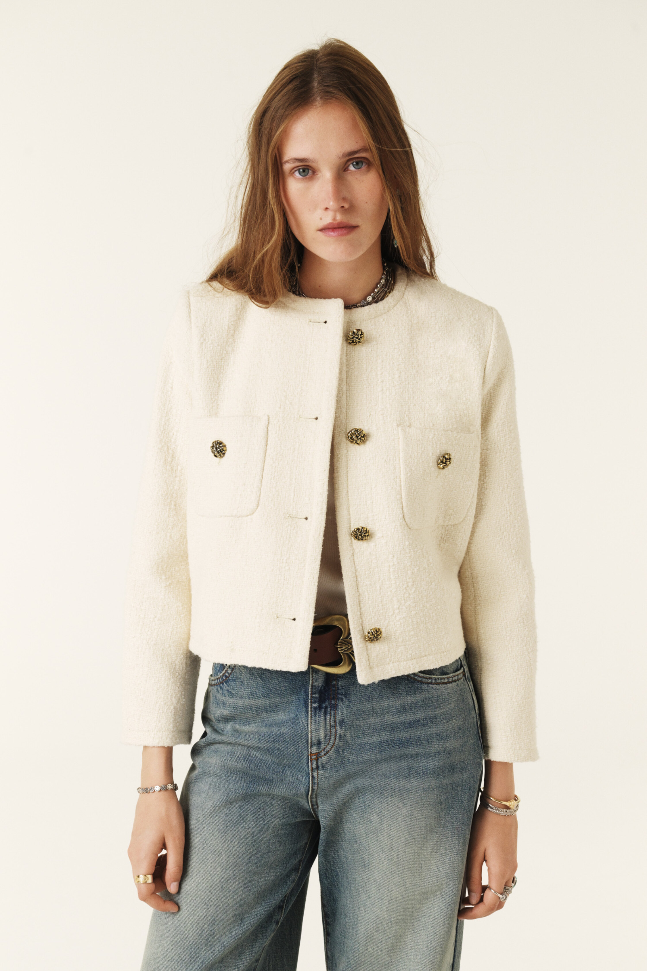 Jacket Meredith Off-White // ba&sh US