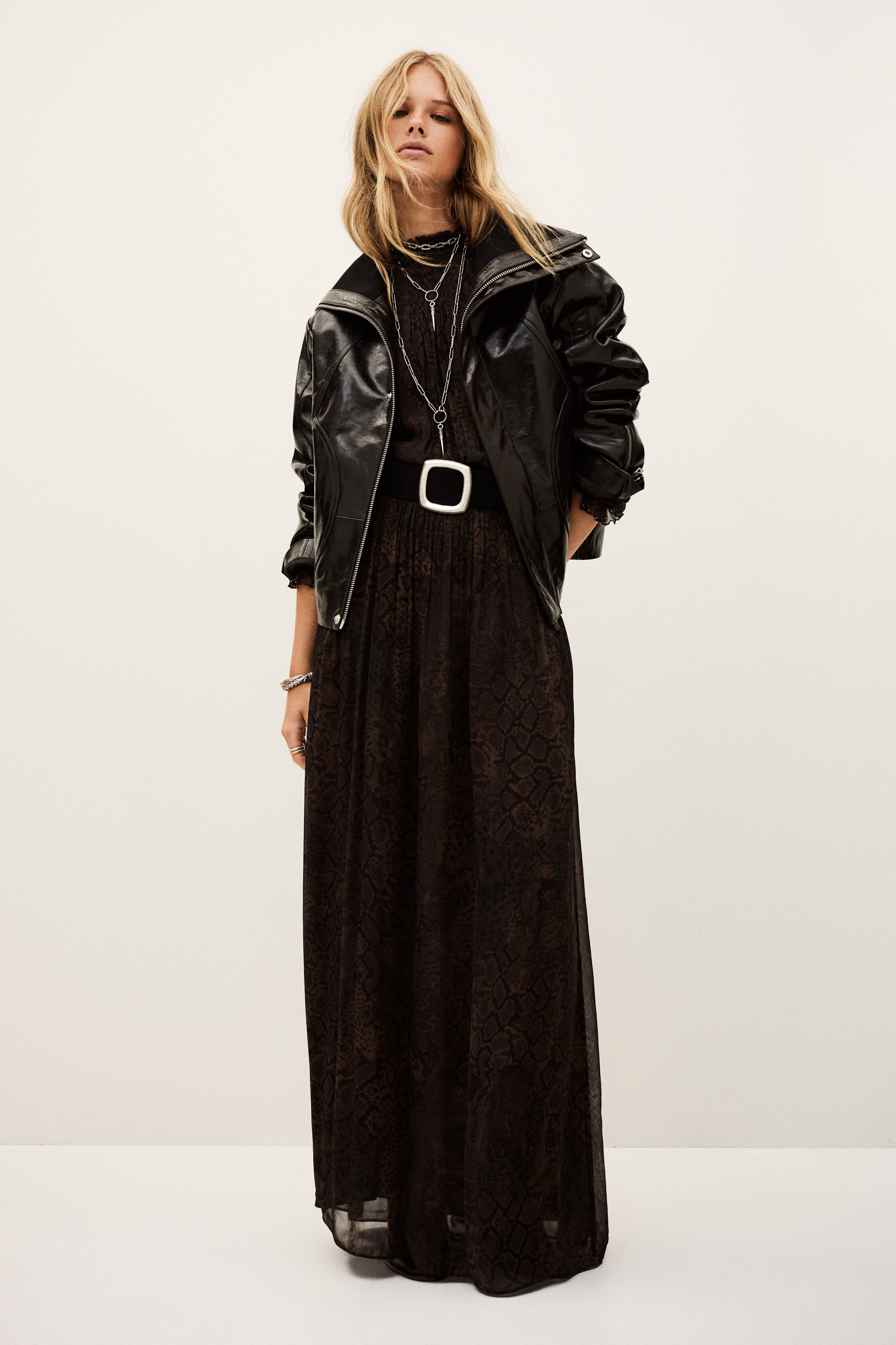 Leather Jacket Bernie Brown // ba&sh US