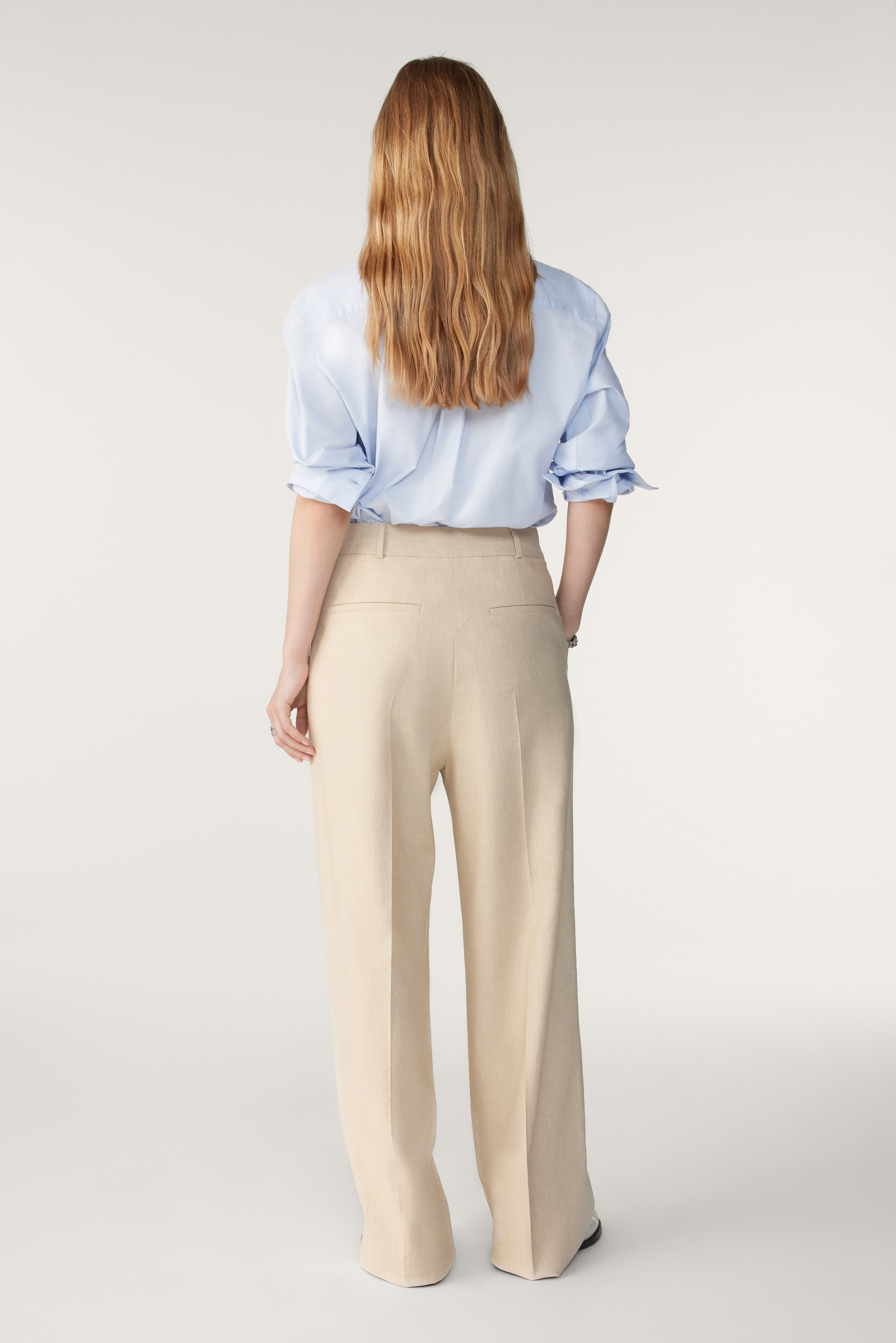 Three ways how to style beige wide leg pants | Gallery posted by  iammarina.zl | Lemon8