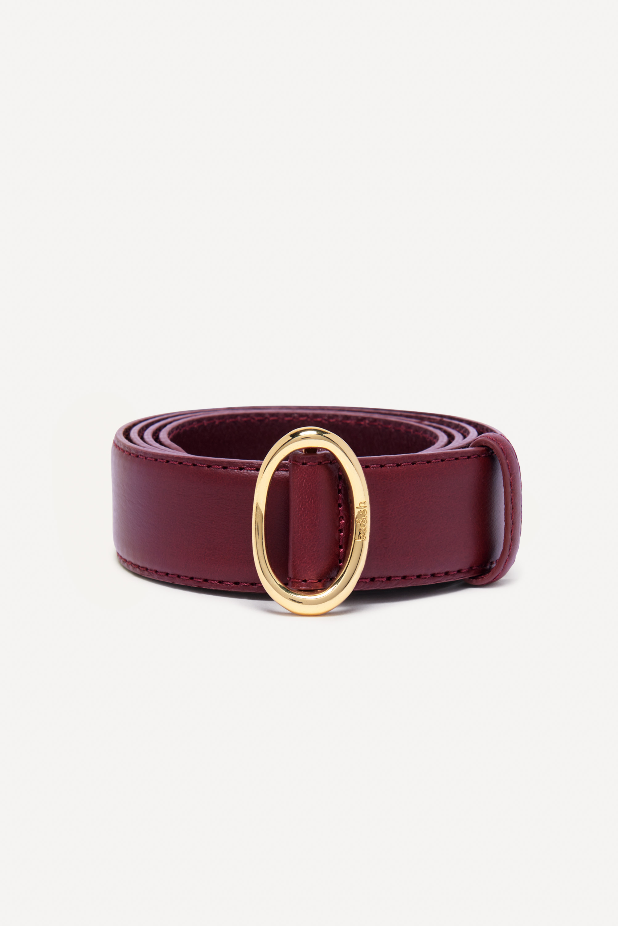 Leather Belt // Swing Red ba&sh US