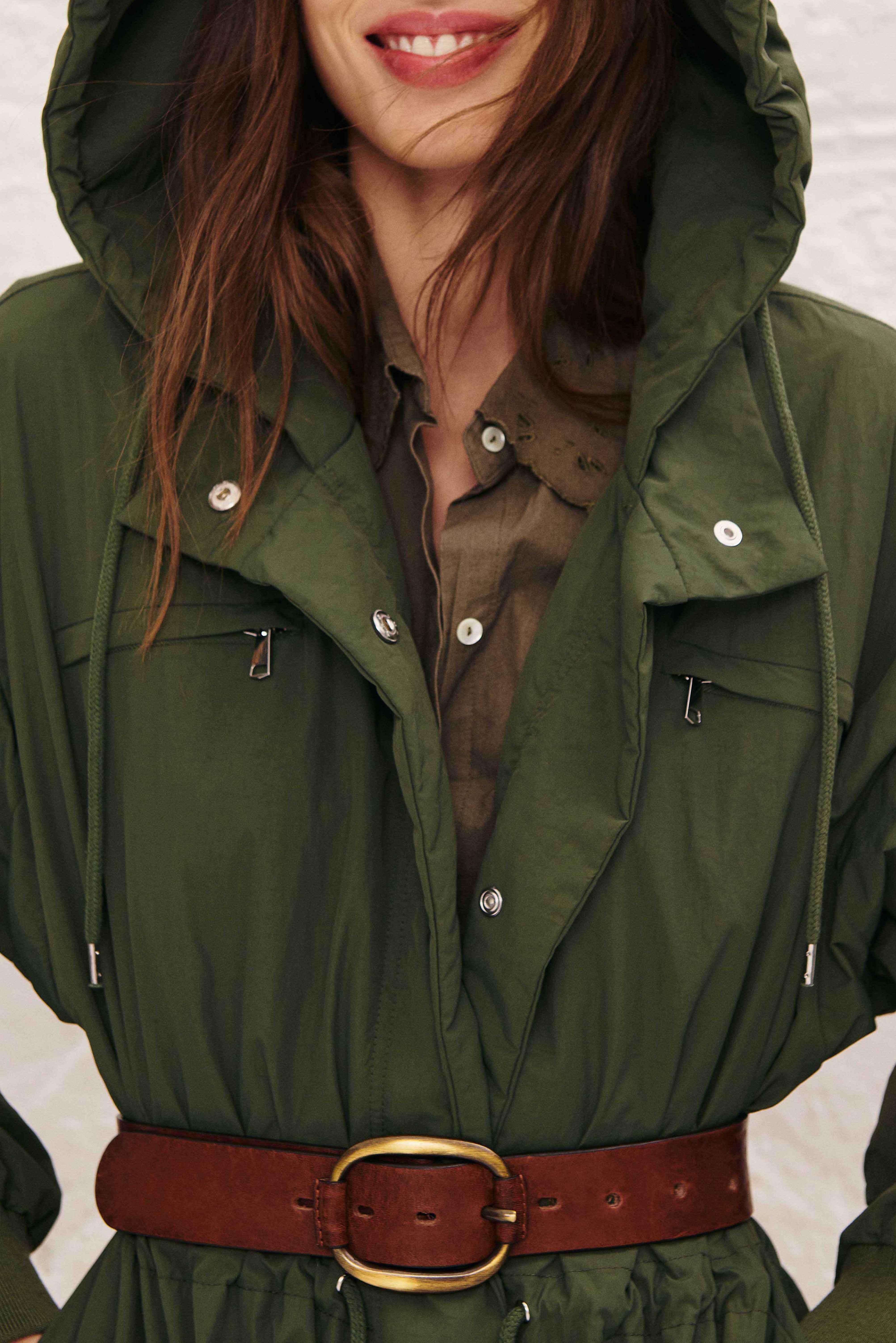hooded jacket ERINE GREEN // bau0026sh UK