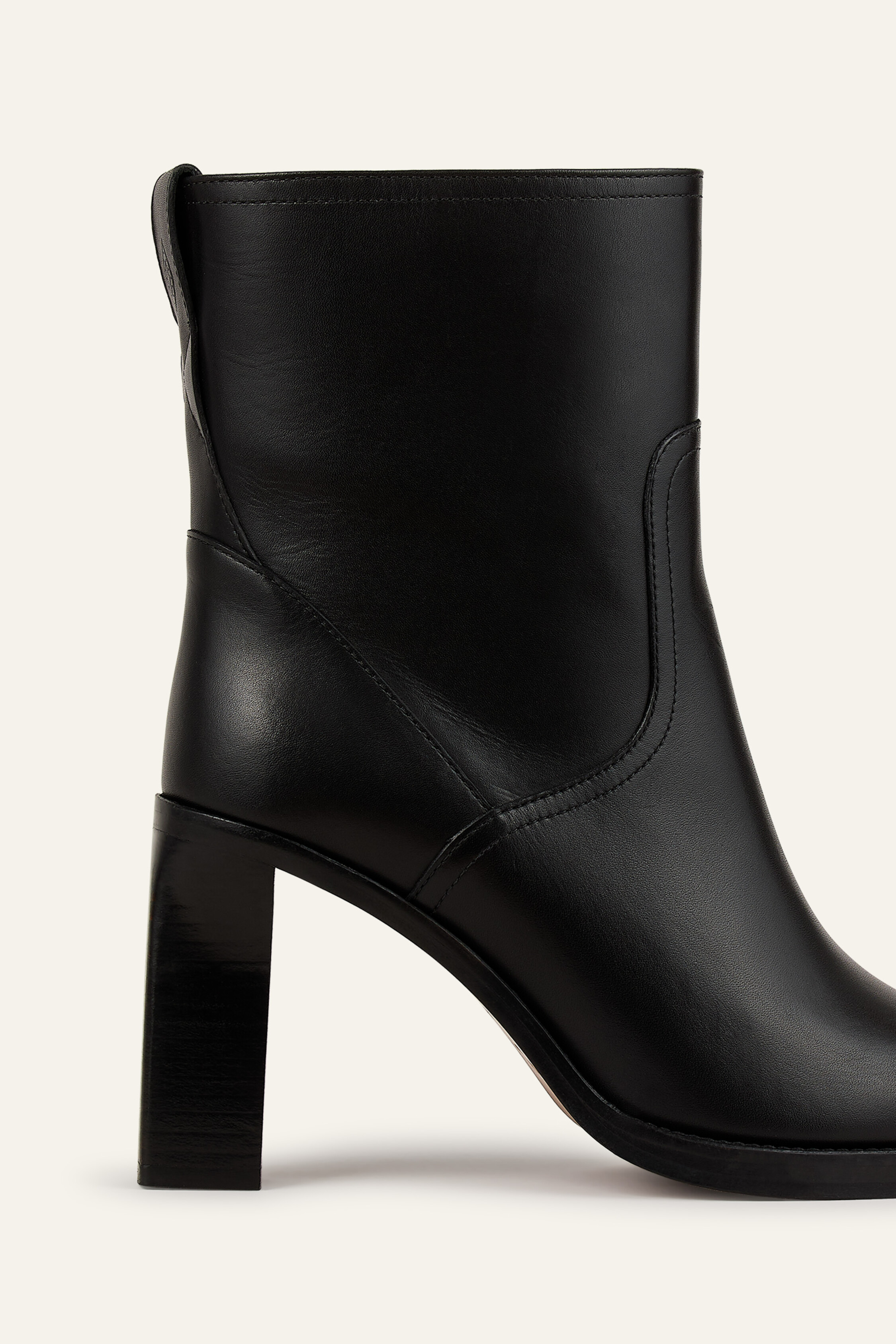 Bottines Cuir Clarosa Noir // ba&sh FR