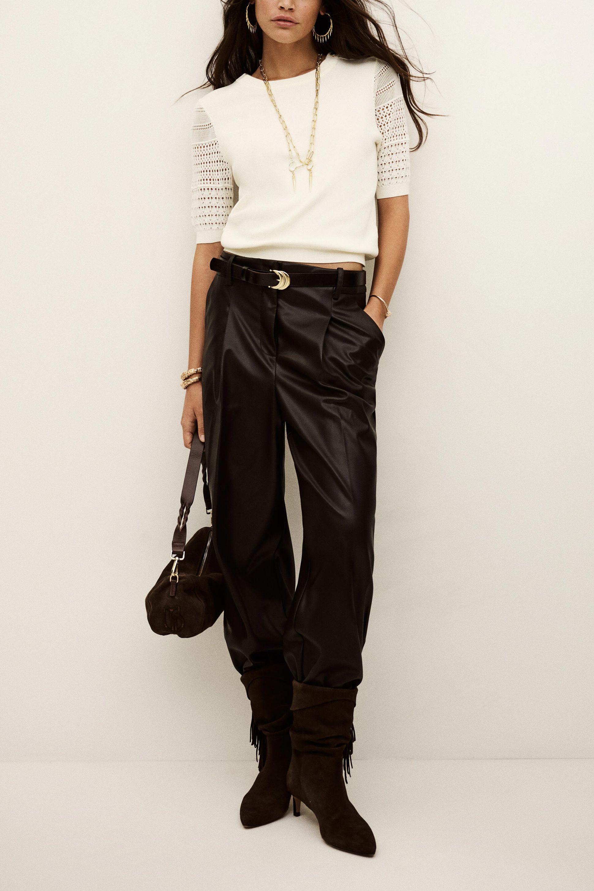 Ba&sh Sweater Shirley For Woman In White